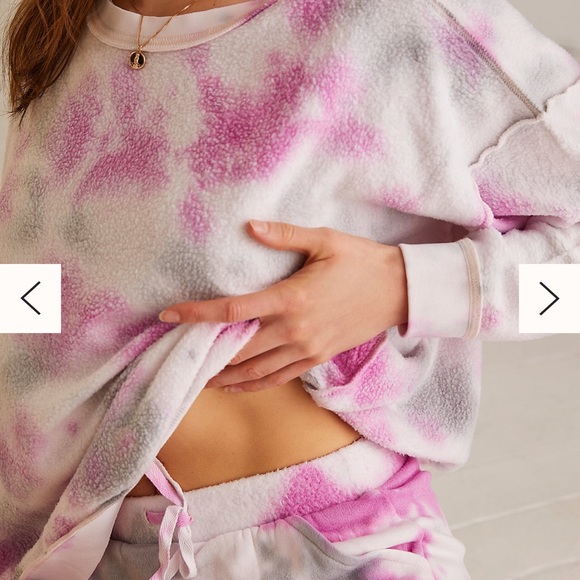 NWT Free People Kelley lounge set inHyacinth combo - Picture 3 of 6